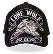 Hot Leathers BCA1030 Lone Wolf No Club Ball Cap