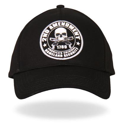 Hot Leathers BCA1040 2nd Amendment America's Original Homeland Security Ball Cap