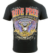 Biker Clothing Co. BCC116005 Men's Black 'Ride Free, Respect Our Vets' Motorcycle Cotton T-Shirt