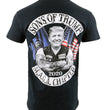 Biker Clothing Co. BCC116007 Men's Black 'Sons of Trump' Motorcycle Cotton T-Shirt