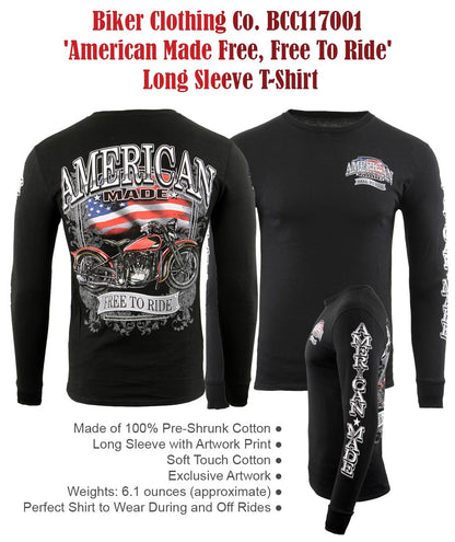 Men’s Box-5 Biker Clothing Co. Short Sleeve, Long Sleeve and Hoodie Bundle Box