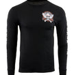 Biker Clothing Co. BCC117002 Men's Black 'Bad Example, You've Been Warned' Long Sleeve T-Shirt
