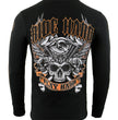 Biker Clothing Co. BCC117003 Men's Black 'Ride Hard, Play Hard ' Long Sleeve T-Shirt