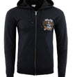 Biker Clothing Co. BCC118003 Men's Black 'Ride Hard-Play Hard' Motorcycle Hoodie