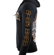 Biker Clothing Co. BCC118003 Men's Black 'Ride Hard-Play Hard' Motorcycle Hoodie