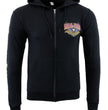 Biker Clothing Co. BCC118005 Men's Black 'Ride Free, American Made' Motorcycle Hoodie