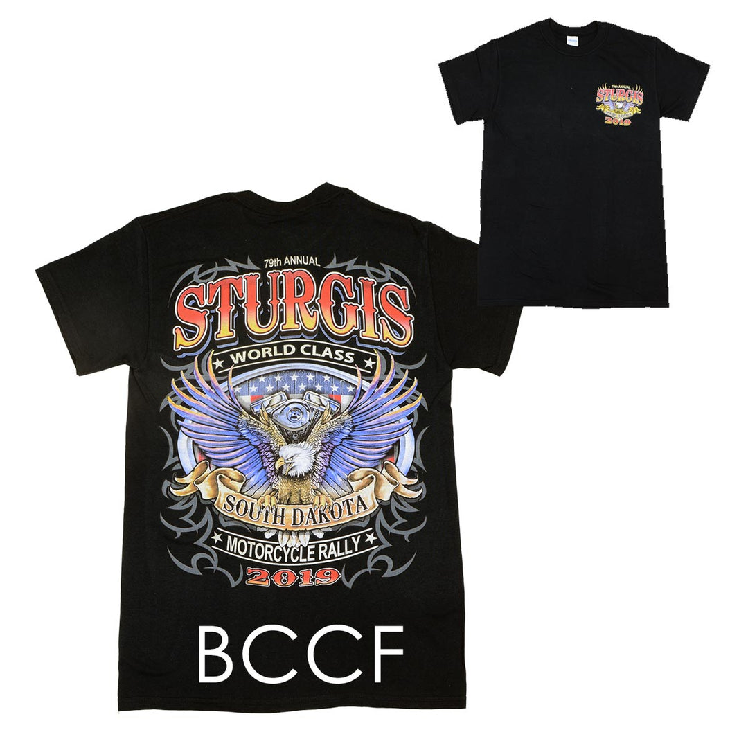 Milwaukee Leather XS16001 Men’s 2019 ‘Sturgis’ Assorted 5 Shirts for $20.00 T-Shirts