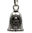 Milwaukee Leather MLB9063 2ND Amendment Motorcycle Good Luck Bell w/ Key Ring-Key Chain Accessory for Bikers