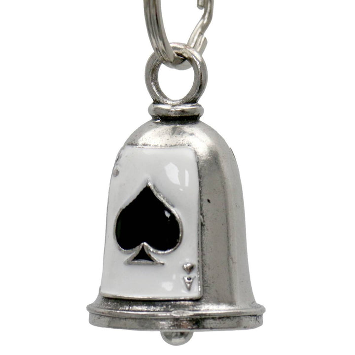 Milwaukee Leather MLB9065 Ace Motorcycle Good Luck Bell w/ Key Ring-Key Chain Accessory for Bikers