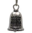 Milwaukee Leather MLB9073 Biker Born Motorcycle Good Luck Bell w/ Key Ring-Key Chain Accessory for Bikers