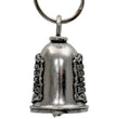 Milwaukee Leather MLB9073 Biker Born Motorcycle Good Luck Bell w/ Key Ring-Key Chain Accessory for Bikers