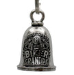 Milwaukee Leather MLB9076 Biker Grandpa Motorcycle Good Luck Bell w/ Key Ring-Key Chain Accessory for Bikers