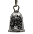 Milwaukee Leather MLB9077 Biker Mom Motorcycle Good Luck Bell w/ Key Ring-Key Chain Accessory for Bikers