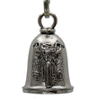 Milwaukee Leather MLB9078 Black Light Rider Motorcycle Good Luck Bell w/ Key Ring-Key Chain Accessory for Bikers