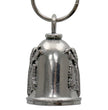 Milwaukee Leather MLB9078 Black Light Rider Motorcycle Good Luck Bell w/ Key Ring-Key Chain Accessory for Bikers