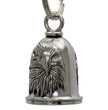 Milwaukee Leather MLB9096 Eagle Head Motorcycle Good Luck Bell w/ Key Ring-Key Chain Accessory for Bikers