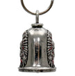 Milwaukee Leather MLB9110 Headress Motorcycle Good Luck Bell w/ Key Ring-Key Chain Accessory for Bikers