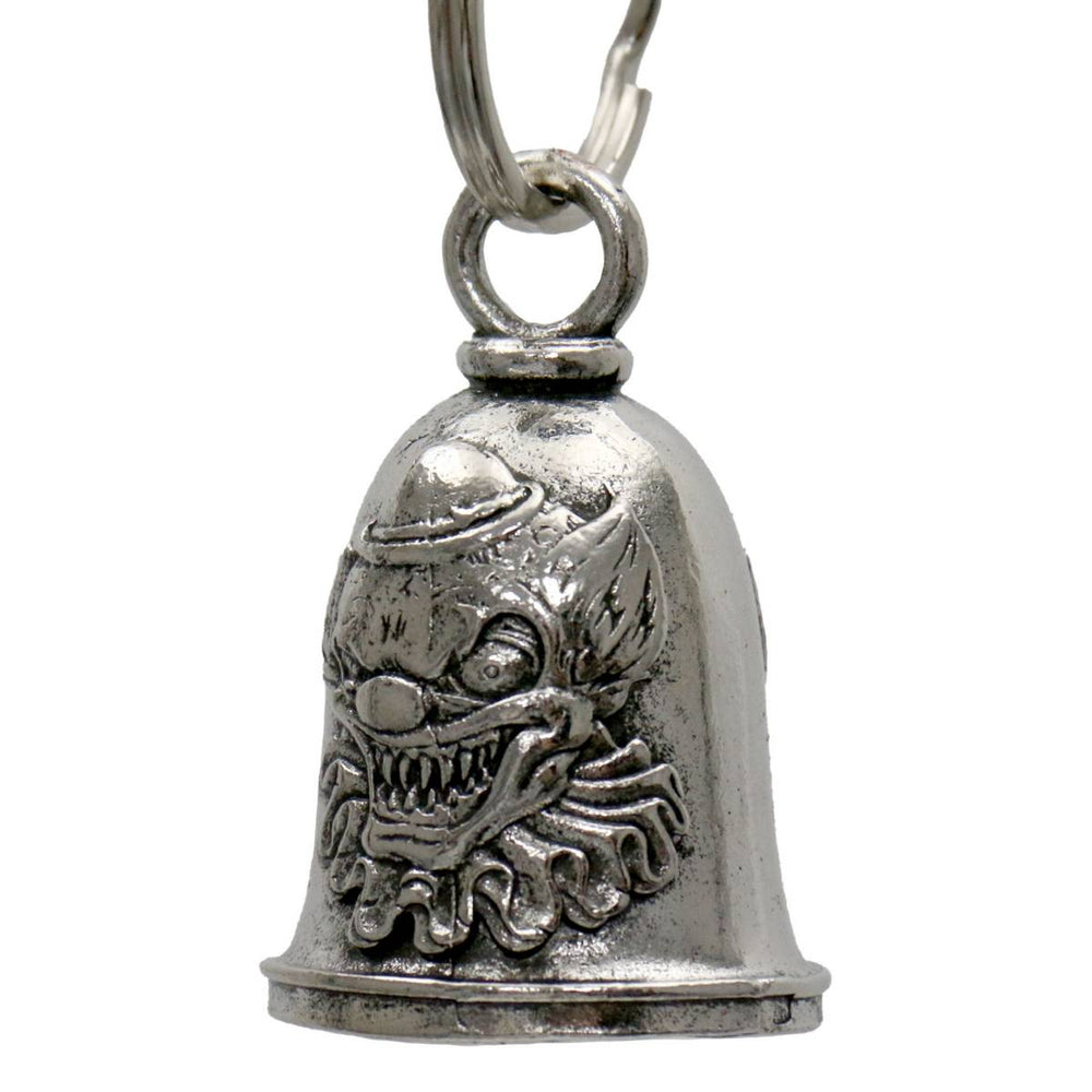 Milwaukee Leather MLB9113 Killa Clown Motorcycle Good Luck Bell w/ Key Ring-Key Chain Accessory for Bikers