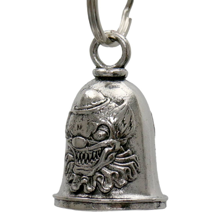 Milwaukee Leather MLB9113 Killa Clown Motorcycle Good Luck Bell w/ Key Ring-Key Chain Accessory for Bikers