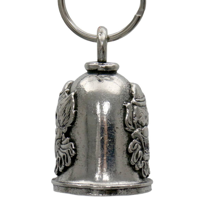 Milwaukee Leather MLB9113 Killa Clown Motorcycle Good Luck Bell w/ Key Ring-Key Chain Accessory for Bikers