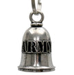 Milwaukee Leather MLB9122 Mil Army Motorcycle Good Luck Bell w/ Key Ring-Key Chain Accessory for Bikers