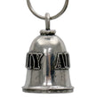 Milwaukee Leather MLB9122 Mil Army Motorcycle Good Luck Bell w/ Key Ring-Key Chain Accessory for Bikers