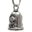 Milwaukee Leather MLB9126 Old School Biker Motorcycle Good Luck Bell w/ Key Ring-Key Chain Accessory for Bikers