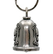 Milwaukee Leather MLB9126 Old School Biker Motorcycle Good Luck Bell w/ Key Ring-Key Chain Accessory for Bikers