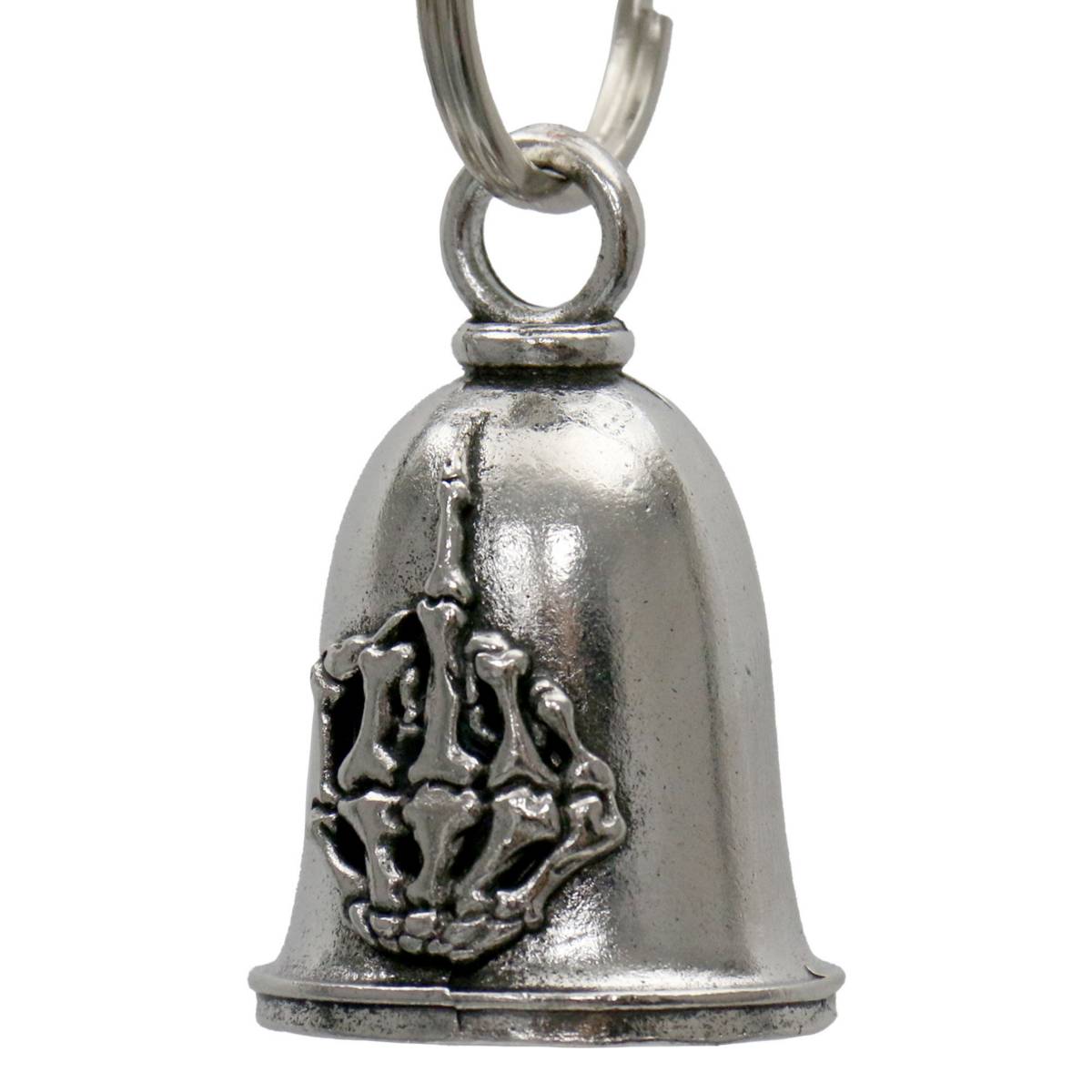 Milwaukee Leather MLB9137 Skeleton Middle Finger Motorcycle Good Luck