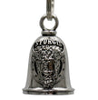 Milwaukee Leather MLB9143 Sturgis Buffalo Motorcycle Good Luck Bell w/ Key Ring-Key Chain Accessory for Bikers