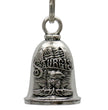 Milwaukee Leather MLB9144 Sturgis Upwing Motorcycle Good Luck Bell w/ Key Ring-Key Chain Accessory for Bikers