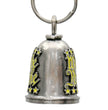 Milwaukee Leather MLB9152 We The People Motorcycle Good Luck Bell w/ Key Ring-Key Chain Accessory for Bikers