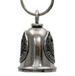 Milwaukee Leather MLB9155 Zodiac Aquarius Motorcycle Good Luck Bell w/ Key Ring-Key Chain Accessory for Bikers