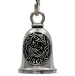 Milwaukee Leather MLB9162 Zodiac Pisces Motorcycle Good Luck Bell w/ Key Ring-Key Chain Accessory for Bikers
