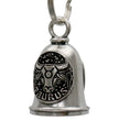 Milwaukee Leather MLB9165 Zodiac Taurus Motorcycle Good Luck Bell w/ Key Ring-Key Chain Accessory for Bikers