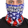 Official Sturgis BFA2107 Buffalo Chip Painted Flag Neck Gaiter