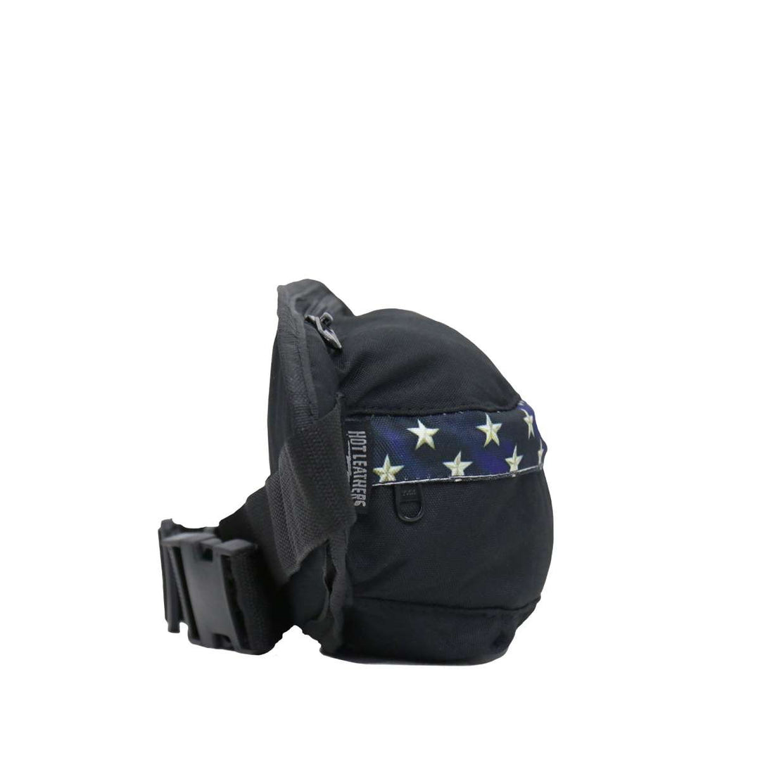 Hot Leathers BGA1011 Flag Strip Leather Belly Bag BGA1011