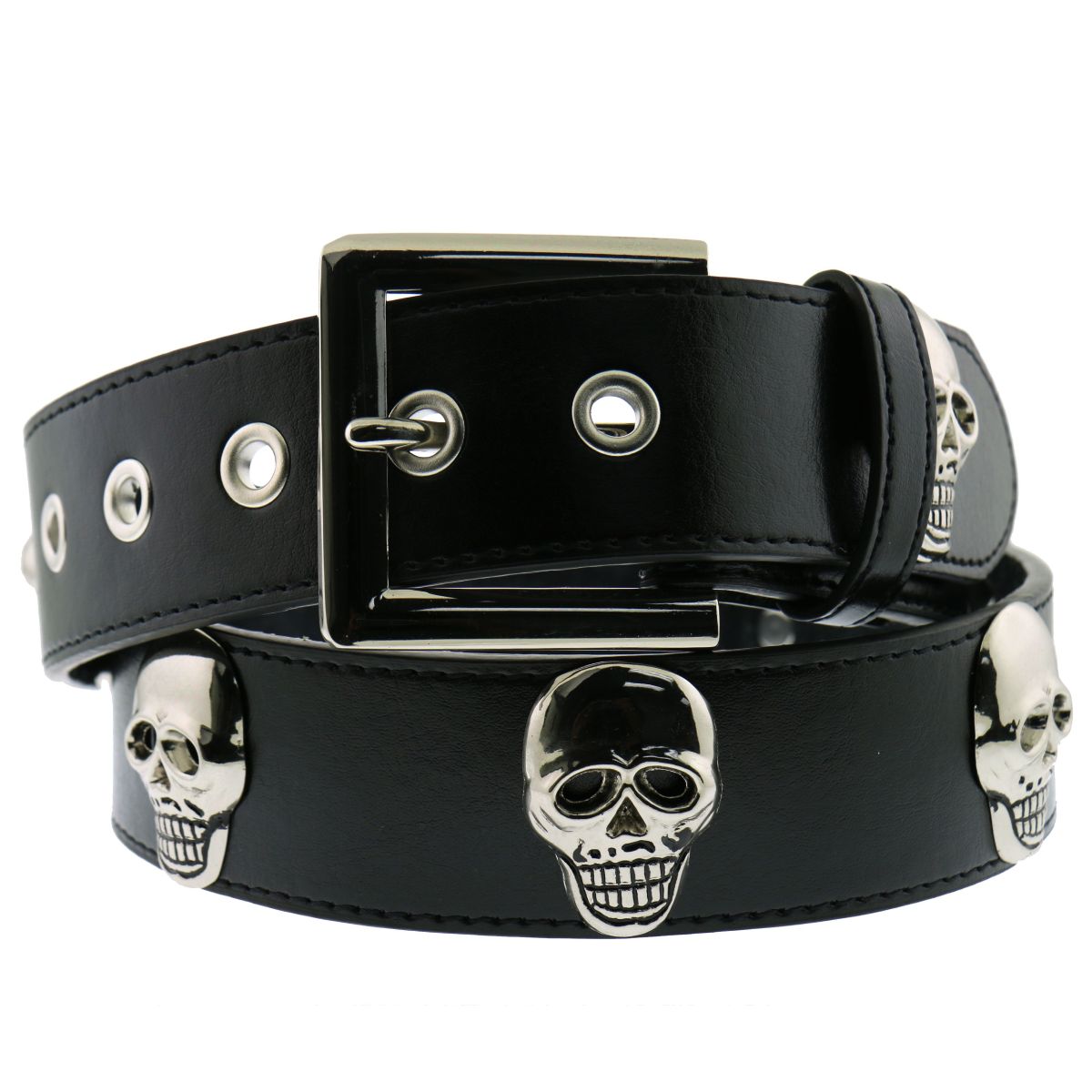 Hot Leathers BLA1042 Leather Belt with Full Skull