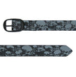 Hot Leathers Ancient Skulls Black and Gray Leather Belt BLA1130