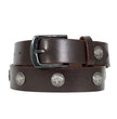 Hot Leathers Buffalo Nickel Brown Leather Belt BLA1131