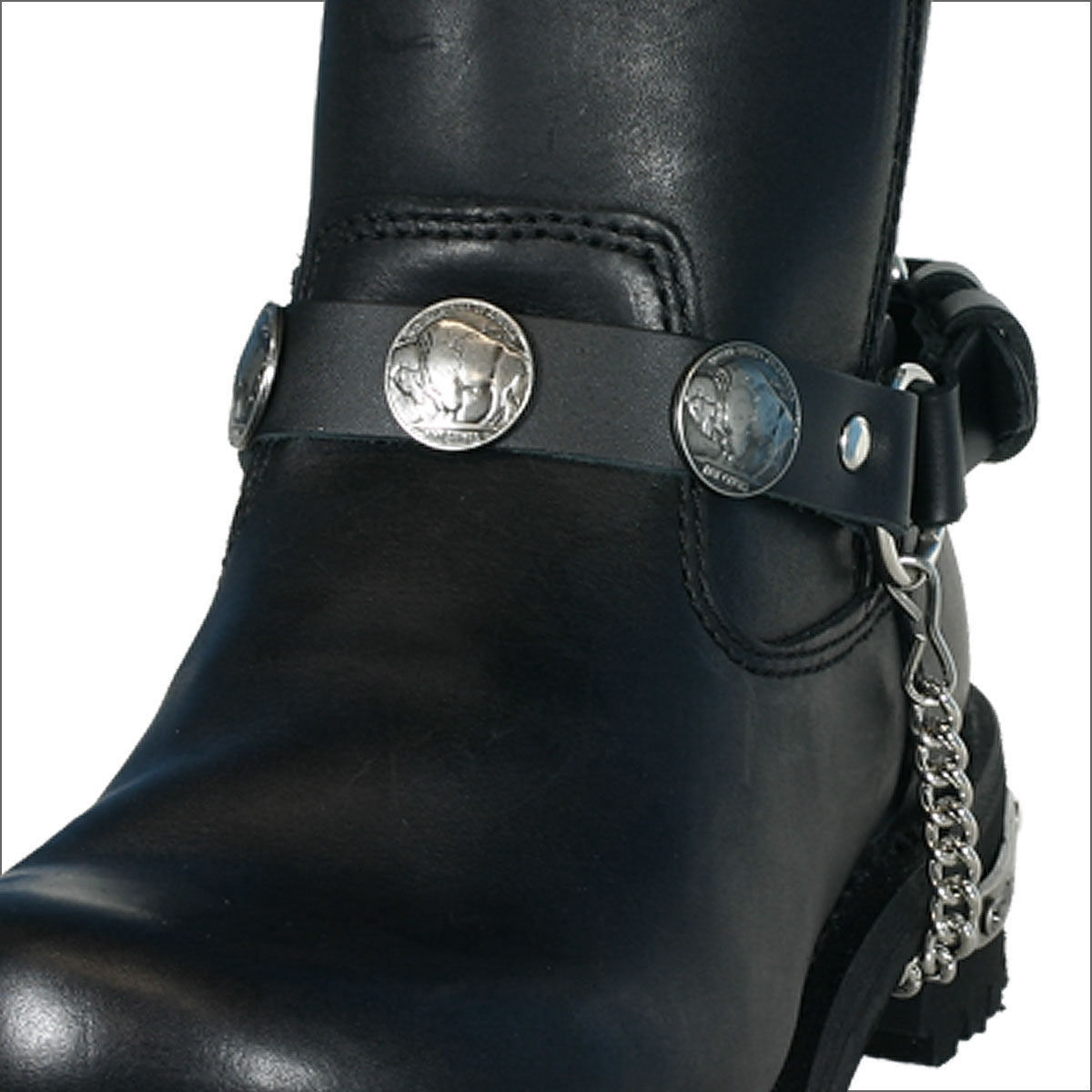 Hot Leathers BNL1006 Buffalo Nickel Boot Chain