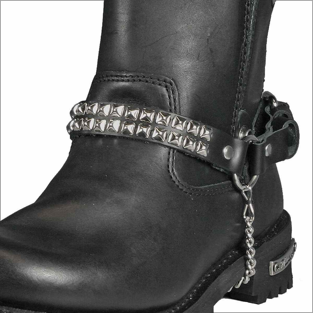 Hot Leathers BNL1012 Small Pyramid Stud Boot Chain