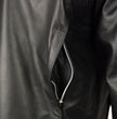 M Boss Motorcycle Apparel BOS11509 Men's Black Armored Leather Cafe Racer Jacket