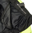 M Boss Motorcycle Apparel BOS11701 Men's High-Vis Green Nylon Motorcycle Racer Riding Jacket with Mesh Panel Black