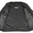 M Boss Motorcycle Apparel BOS13000 Men's Black Denim Club Style Vest with Hidden Zipper