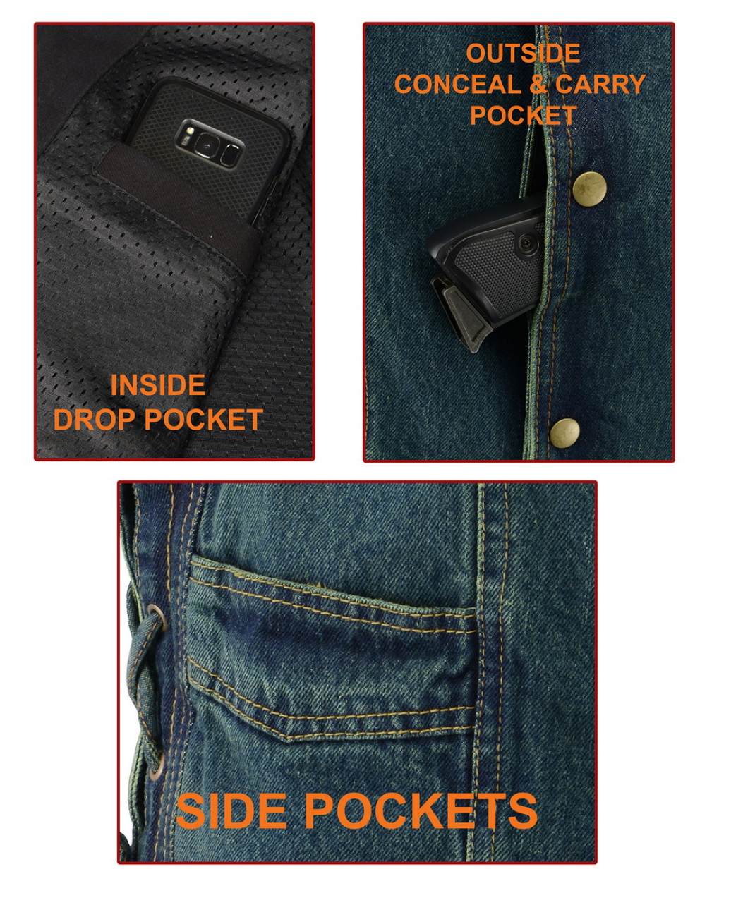 M Boss Motorcycle Apparel BOS13003 Men&