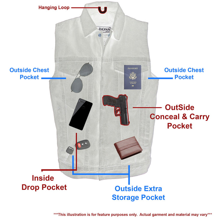 M Boss Motorcycle Apparel BOS13004 Men&