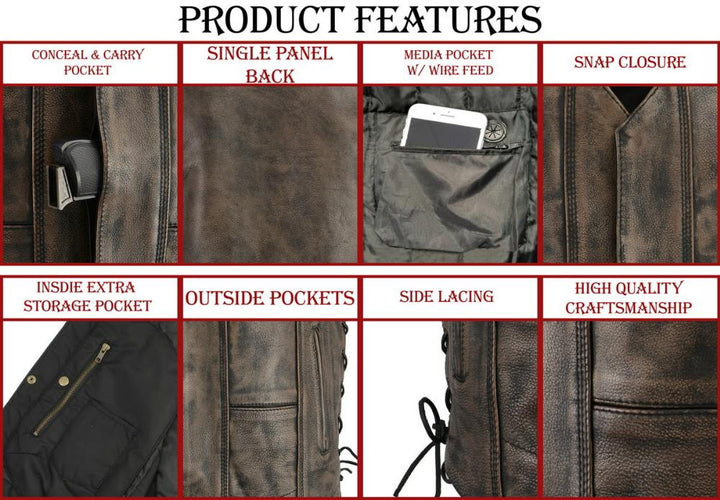 M Boss Motorcycle Apparel BOS13501 Men&