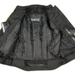M Boss Motorcycle Apparel BOS22705 Wome'ns Hi-Vis Green Motorcycle Mesh Racer Jacket with Open Neck