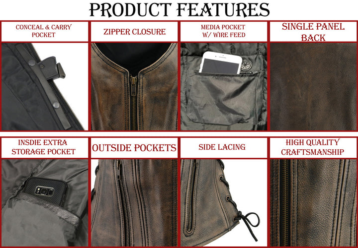 M Boss Motorcycle Apparel BOS24503 Women&